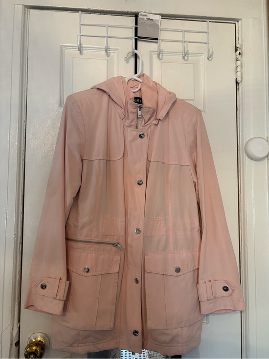 Dkny Jackets & Blazers - DKNY Women's Hooded Light Pink Rain Jacket